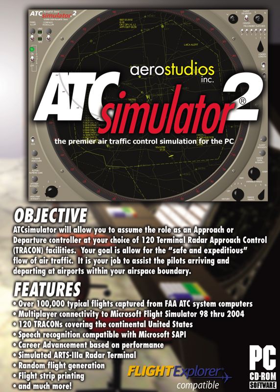 Front Cover for ATCsimulator2 (Windows)