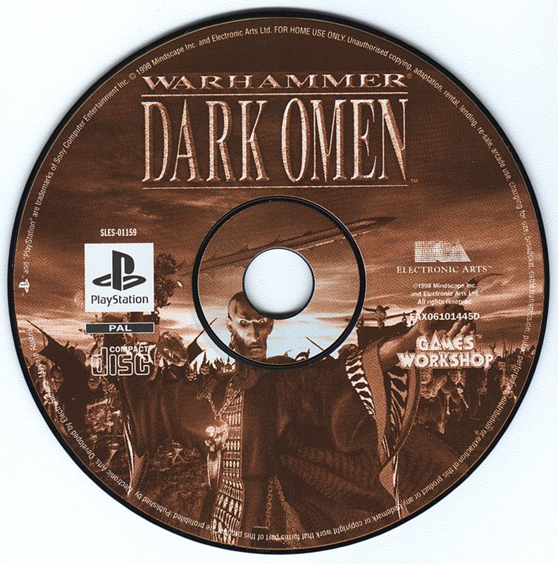 Media for Warhammer: Dark Omen (PlayStation)