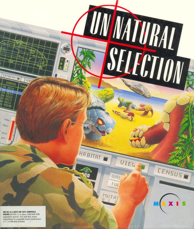 Front Cover for Unnatural Selection (DOS)