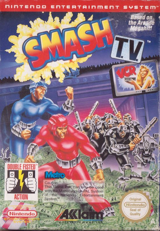 Front Cover for Smash T.V. (NES)