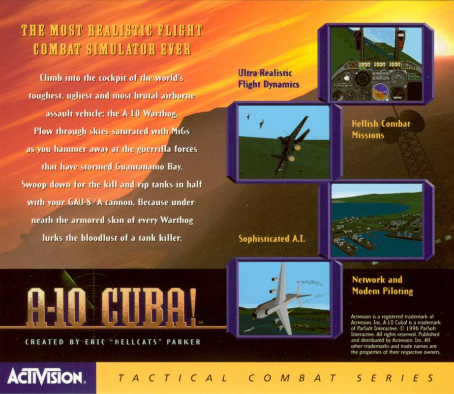Other for A-10 Cuba! (Windows) (v1.3): Jewel Case - Back
