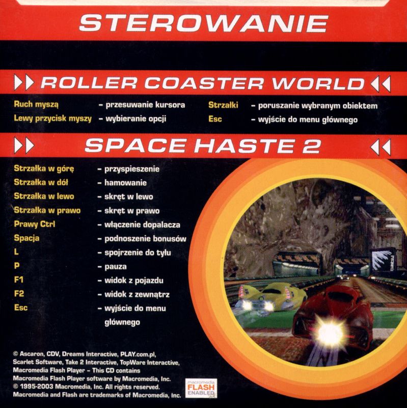 Back Cover for Space Haste 2001 (Windows) (Play # 11/2004 covermount)