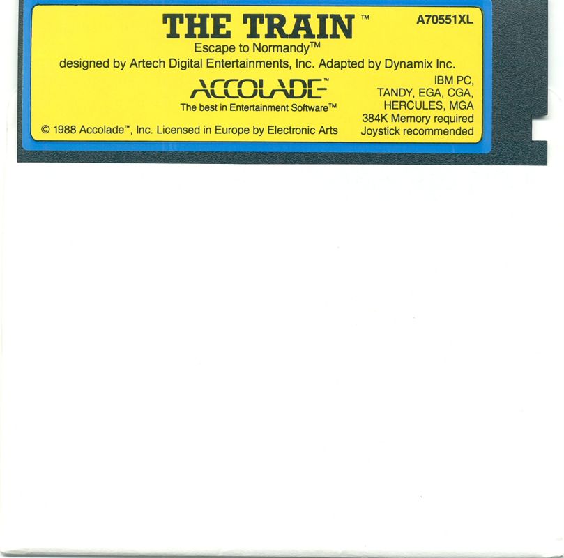Media for The Train: Escape to Normandy (DOS)
