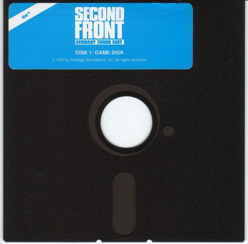 Media for Second Front: Germany Turns East (DOS): Disk 1/2