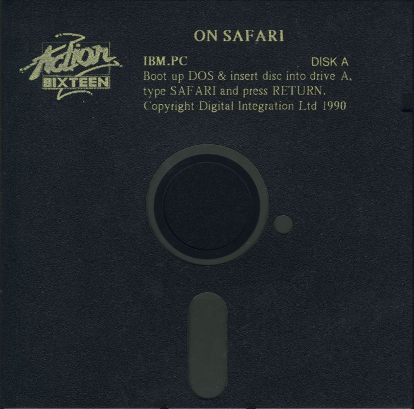 Media for Safari Guns (DOS) (Action Sixteen release): Disk 1/2