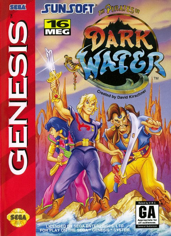 Front Cover for The Pirates of Dark Water (Genesis)