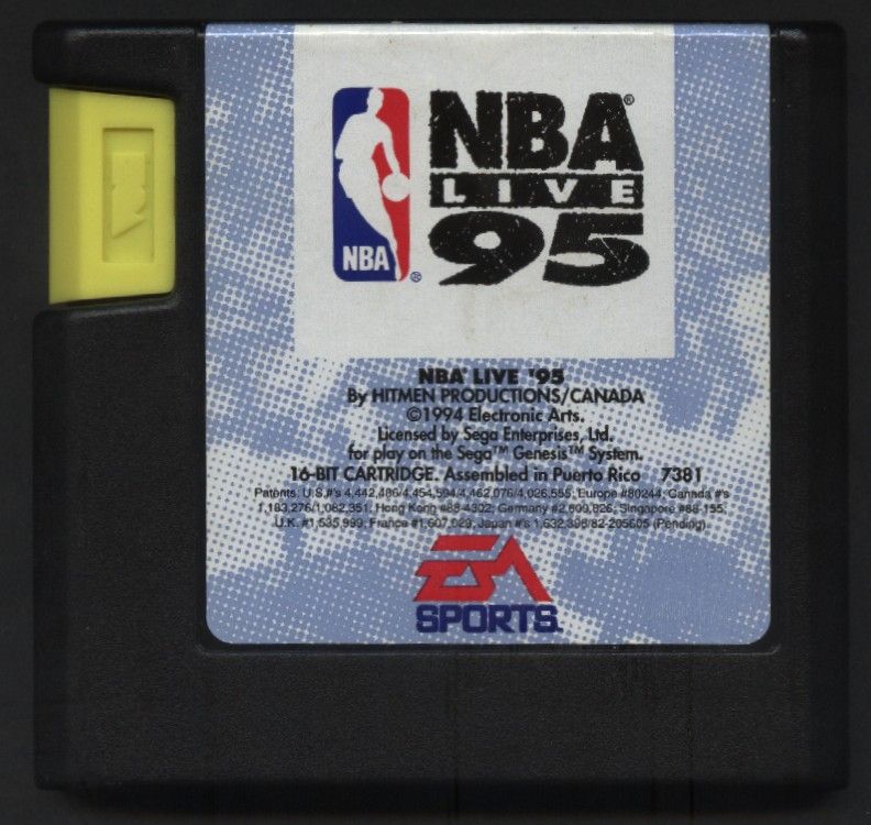 Media for NBA Live 95 (Genesis)