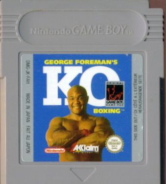 Media for George Foreman's KO Boxing (Game Boy) (Alternate release)