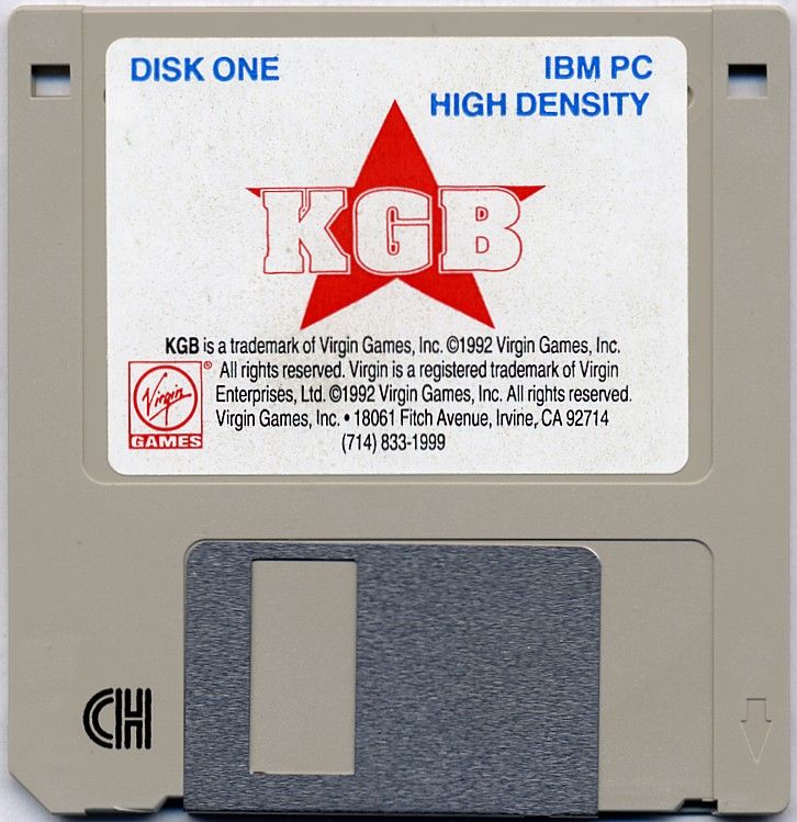 Media for KGB (DOS): Disk 1/3