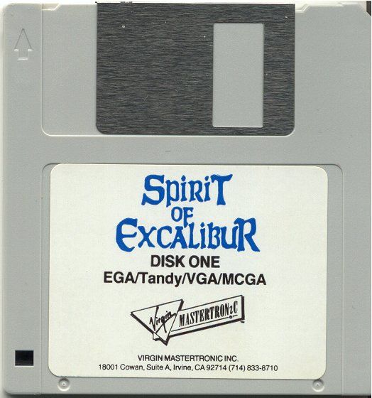 Media for Spirit of Excalibur (DOS): Disc 1/4