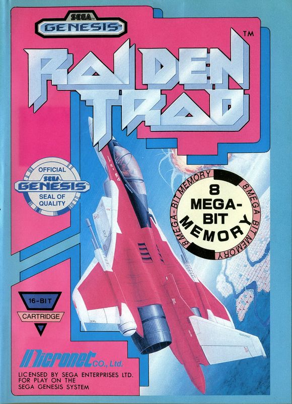 Front Cover for Raiden (Genesis)
