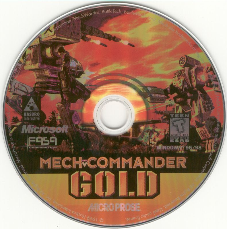 Mechcommander Graphics Mech Commander: Gold cover or packaging material - MobyGames