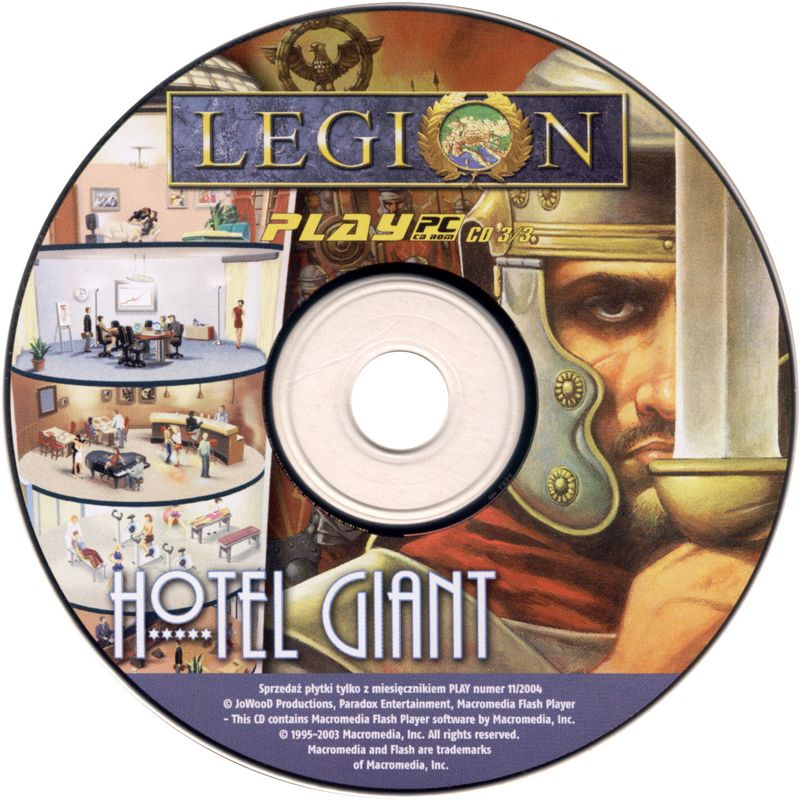 Media for Hotel Giant (Windows) (Play # 11/2004 covermount)