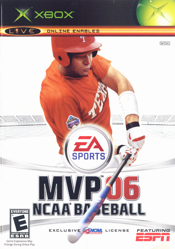 Front Cover for MVP 06: NCAA Baseball (Xbox)