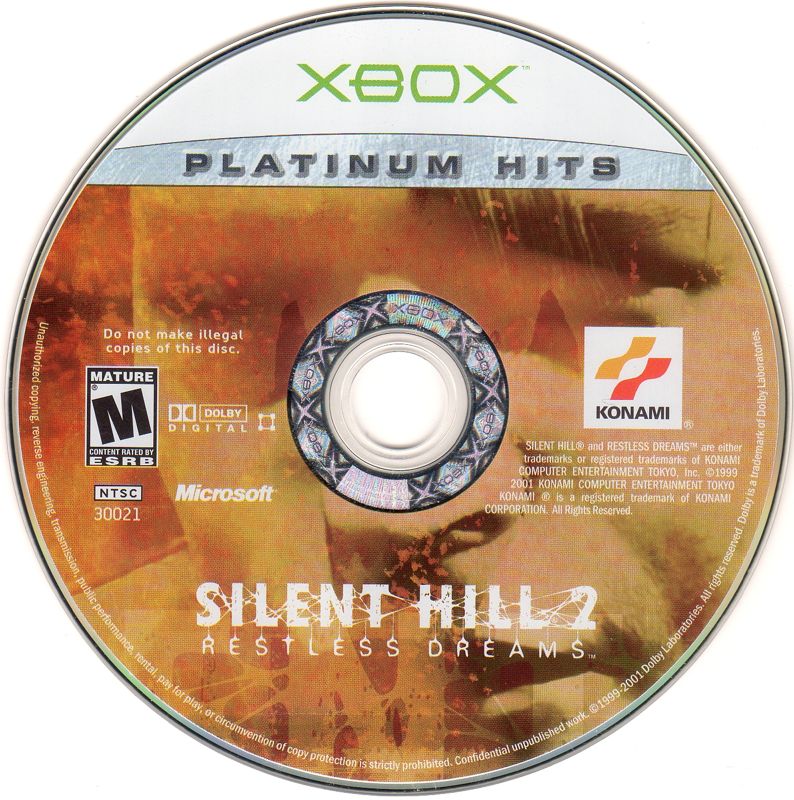 Media for Silent Hill 2: Restless Dreams (Xbox) (Platinum Hits Re-Release)