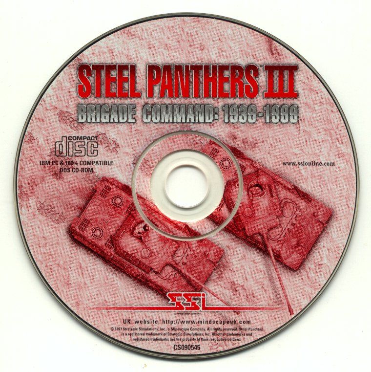 Media for Steel Panthers III: Brigade Command - 1939-1999 (DOS)