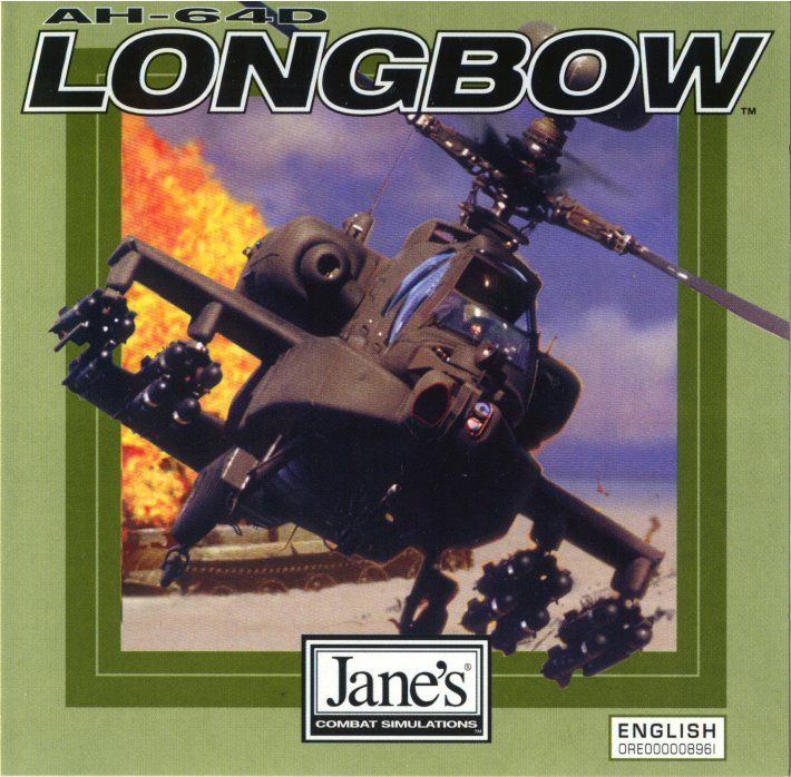 Other for Jane's Combat Simulations: AH-64D Longbow (DOS): Jewel Case - Front
