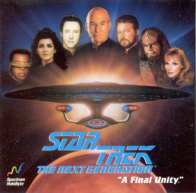 Other for Star Trek: The Next Generation - "A Final Unity" (DOS): Jewel Case - Front