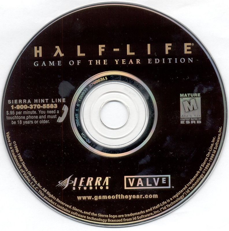Media for Half-Life: Game of the Year Edition (Windows) (Alternate release)
