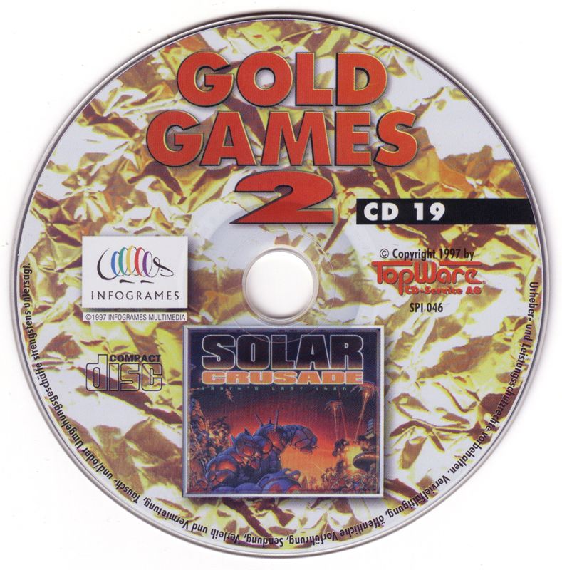 Media for Gold Games 2 (DOS and Windows): Solar Crusade Disc