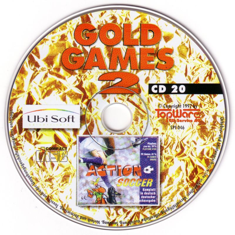 Media for Gold Games 2 (DOS and Windows): Action Soccer Disc