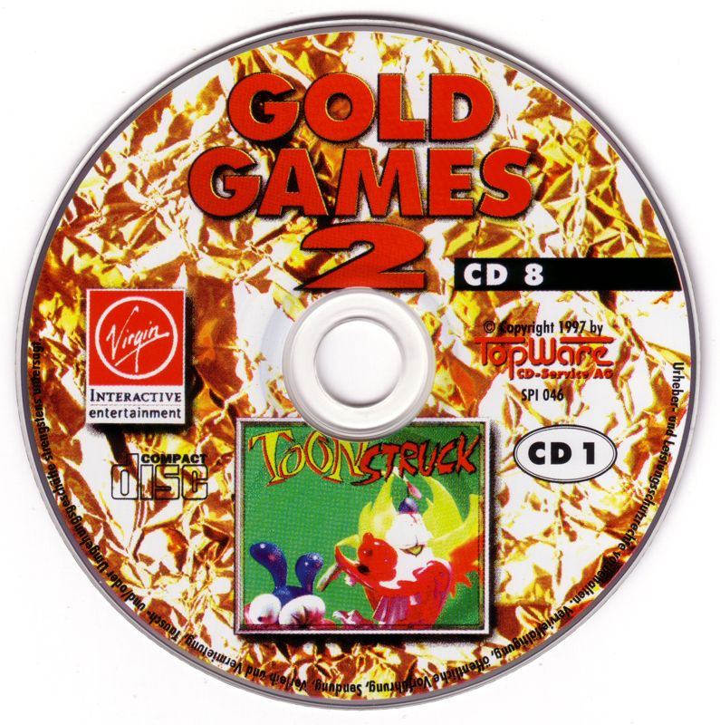 Media for Gold Games 2 (DOS and Windows): Toonstruck Disc 1/2