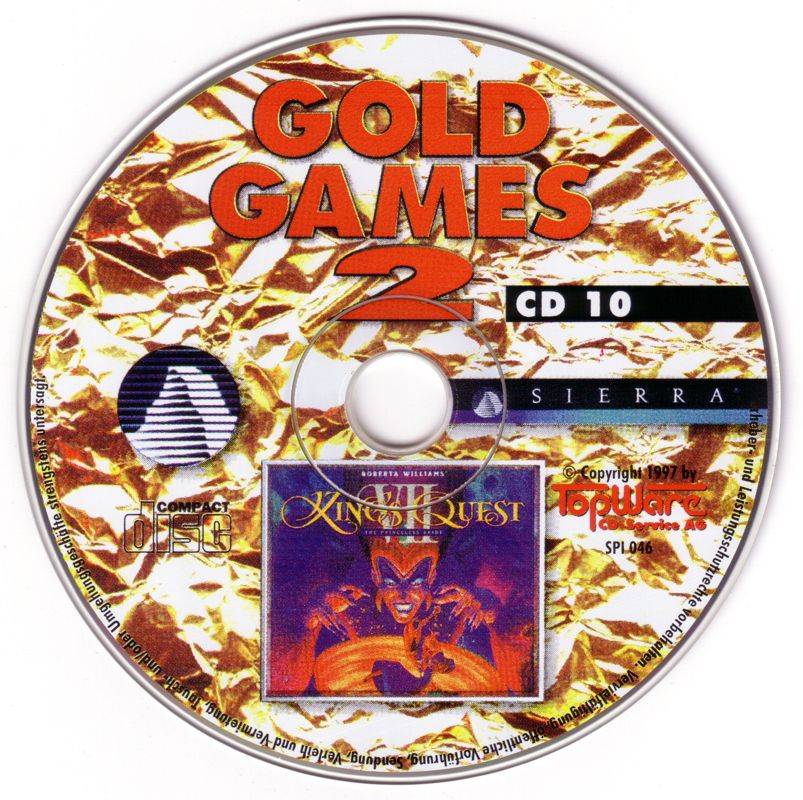 Media for Gold Games 2 (DOS and Windows): King's Quest 7 Disc