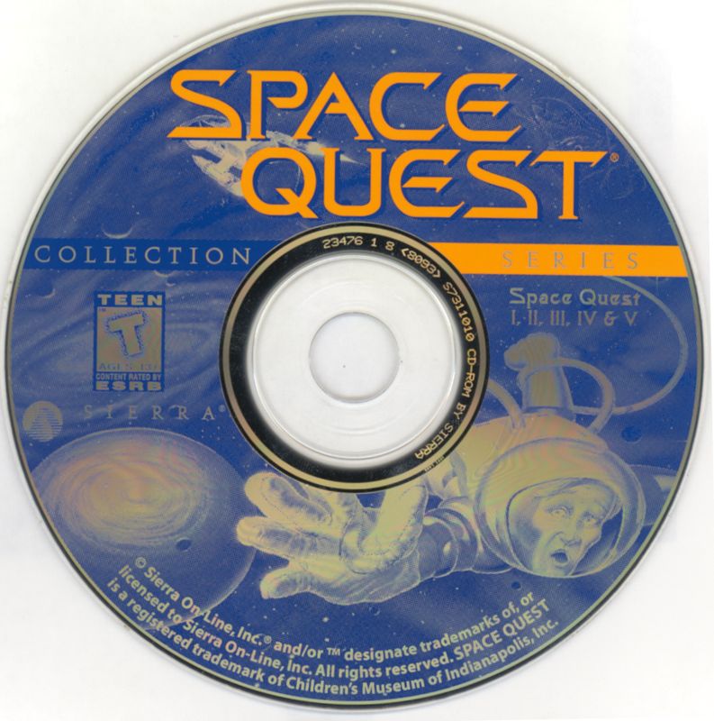 Media for Space Quest: Collection Series (DOS and Windows and Windows 3.x): Disc 1