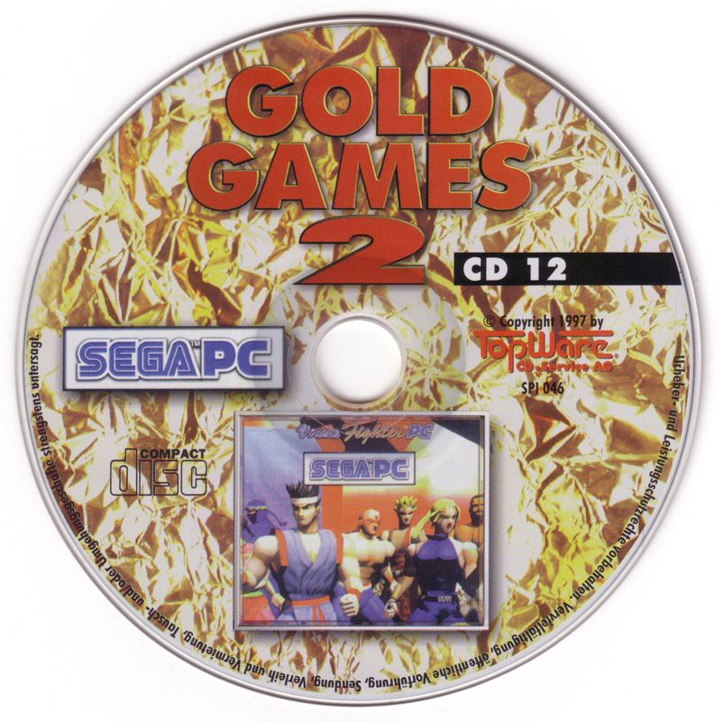 Media for Gold Games 2 (DOS and Windows): Virtua Fighter PC Disc