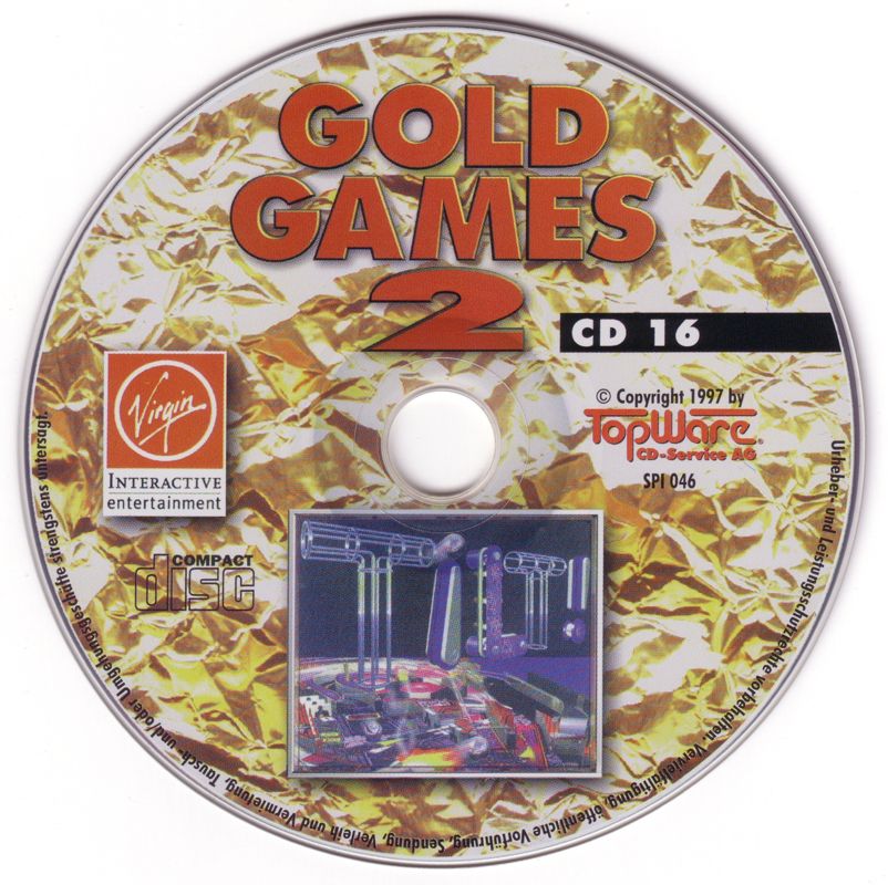 Media for Gold Games 2 (DOS and Windows): Tilt! Disc