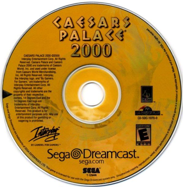 Media for Caesars Palace 2000 (Dreamcast)