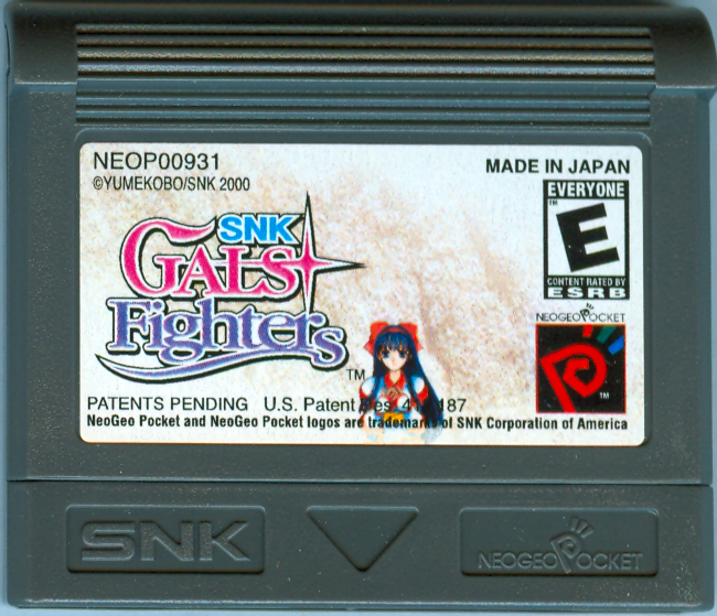 Media for SNK Gals' Fighters (Neo Geo Pocket Color)