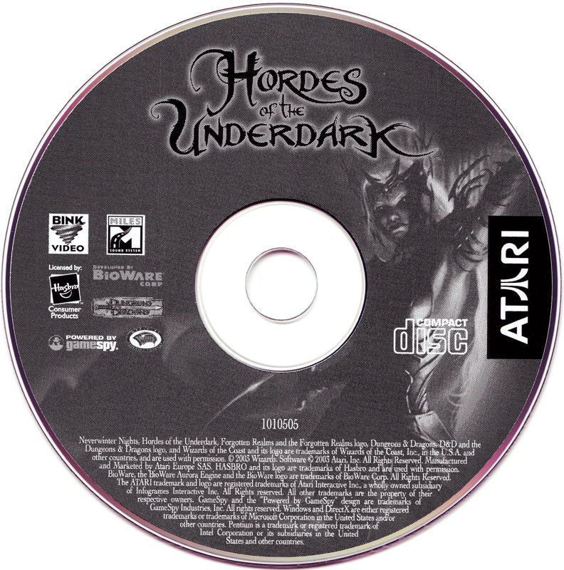 Media for Neverwinter Nights: Hordes of the Underdark (Windows) (Best of Atari release)