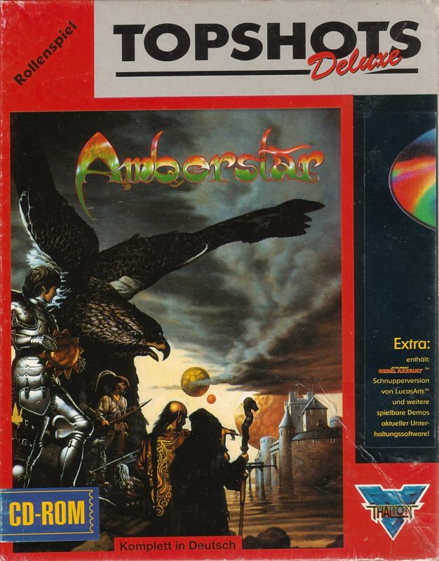 Front Cover for Amberstar (DOS) (Top Shot Release)