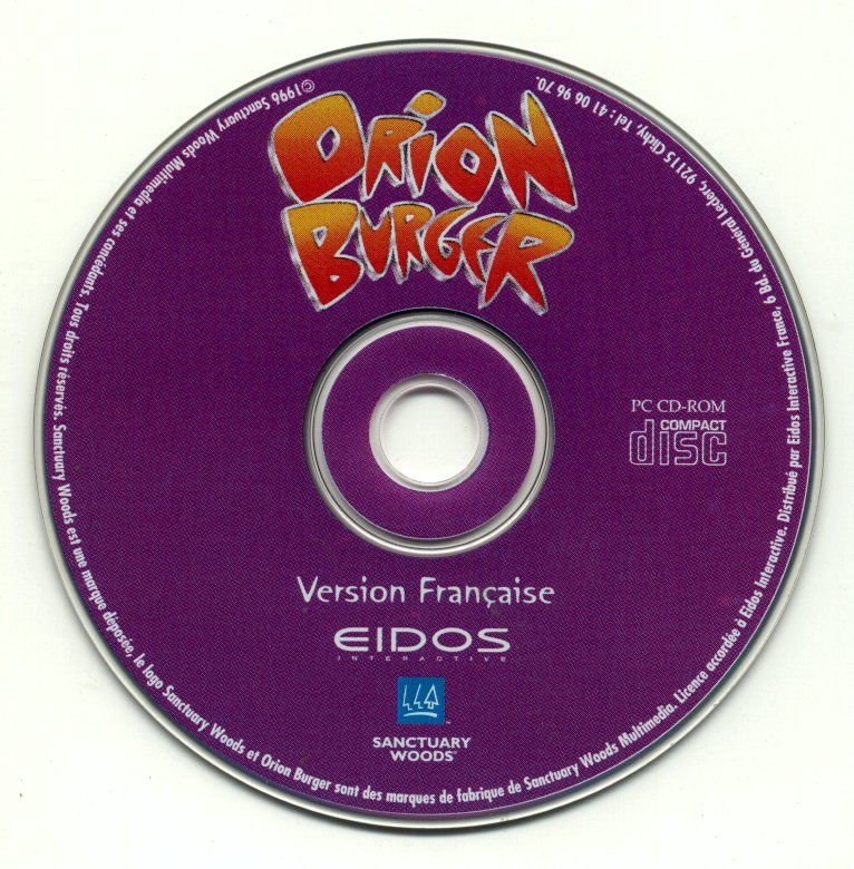 Media for Orion Burger (DOS)