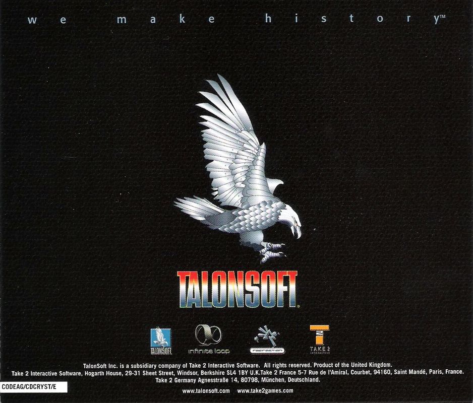 Other for Codename: Eagle (Windows): Jewel Case - Back