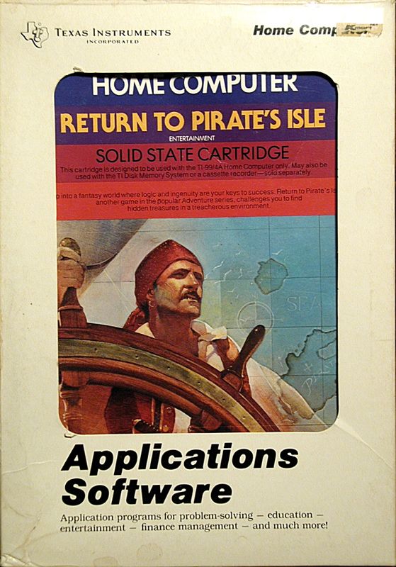 Front Cover for Return to Pirate's Isle (TI-99/4A)