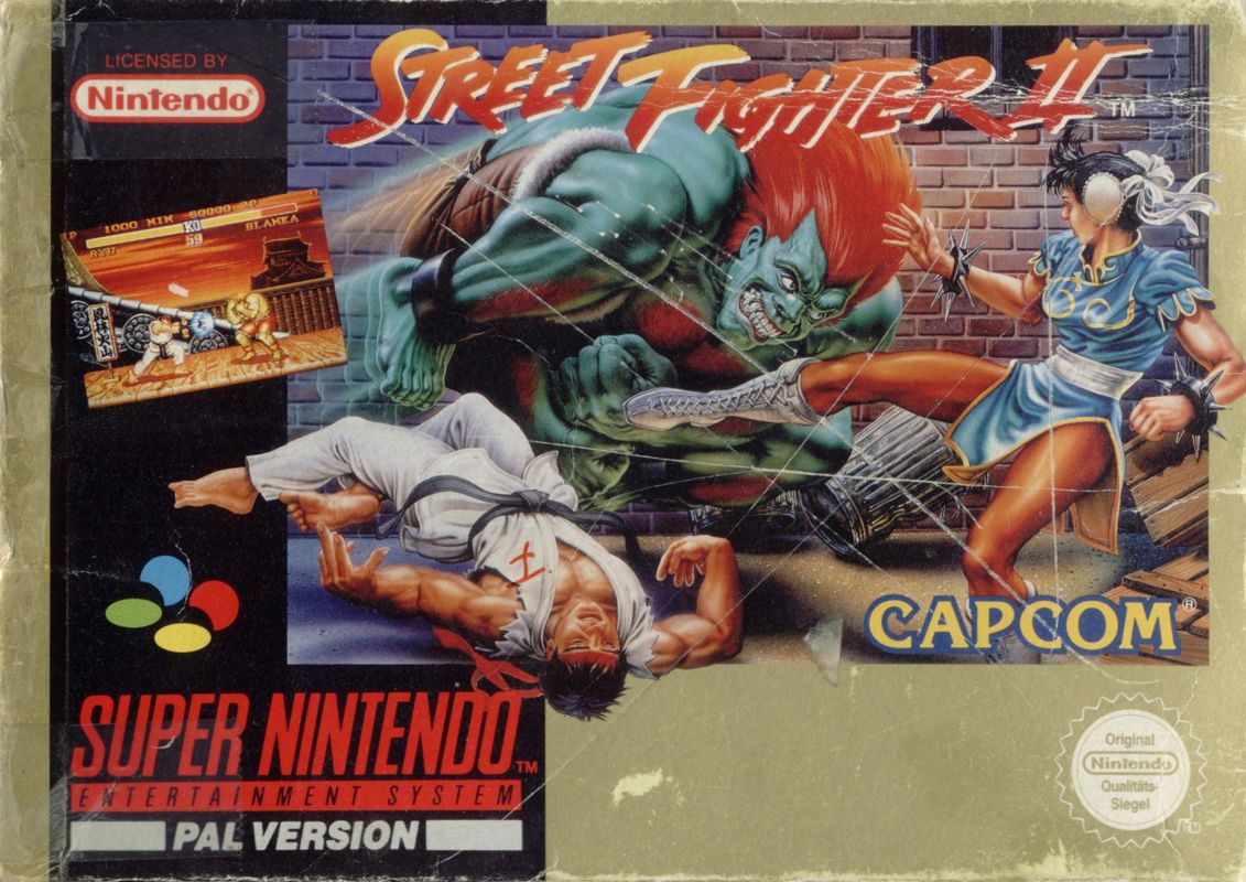 Front Cover for Street Fighter II (SNES)