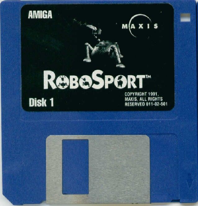 Media for RoboSport (Amiga): 3 1/2" Disk 1/2
