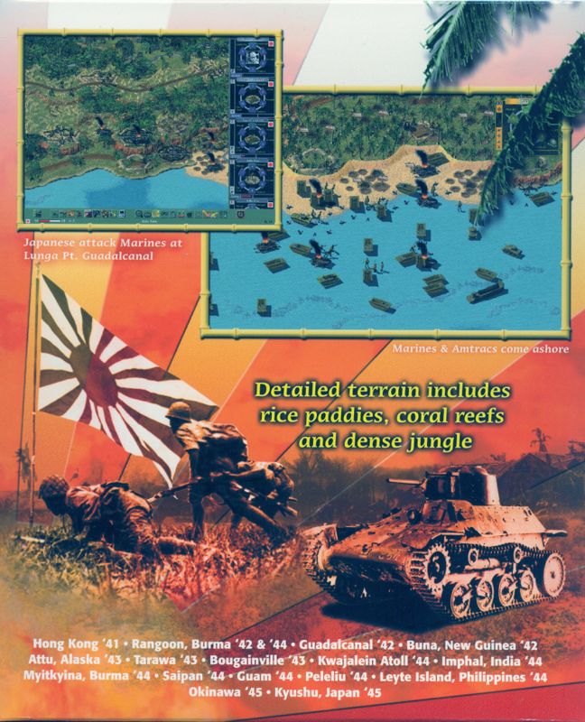 Inside Cover for TalonSoft's Rising Sun (Windows): Right Flap