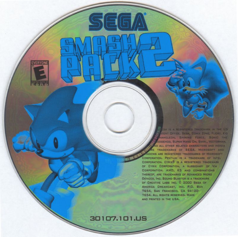 Media for Sega Smash Pack 2 (Windows)