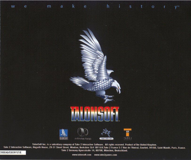 Other for Codename: Eagle (Windows): Jewel Case - Back