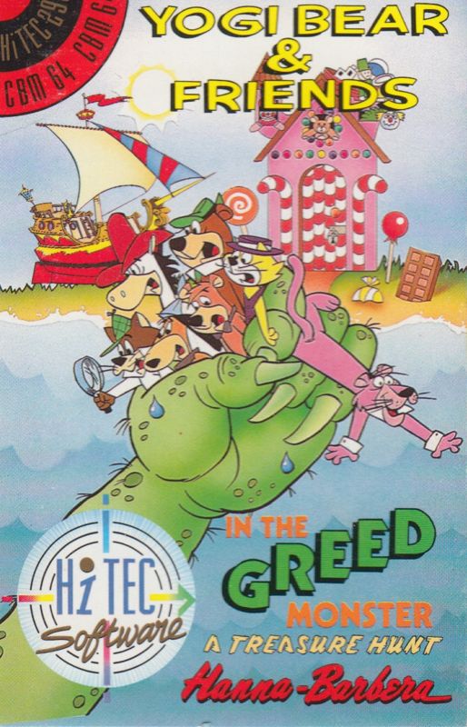 Front Cover for Yogi Bear & Friends in the Greed Monster: A Treasure Hunt (Commodore 64)
