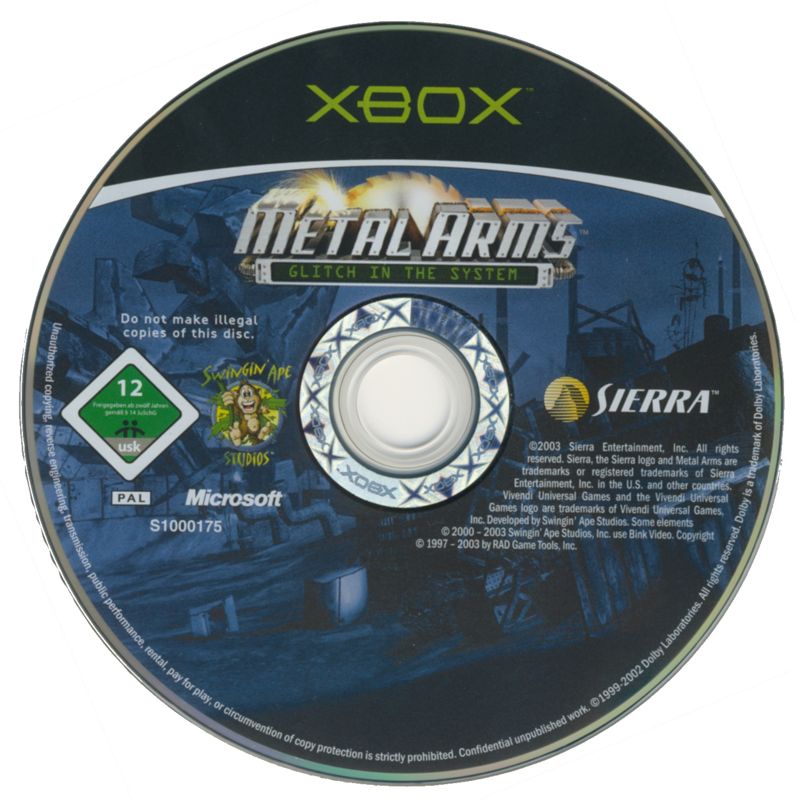Metal Arms Glitch in the System cover or packaging material MobyGames
