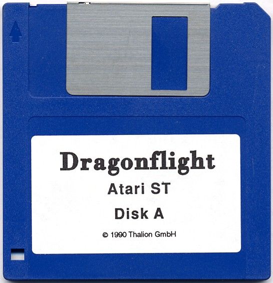 Media for Dragonflight (Atari ST): Disk 1/3