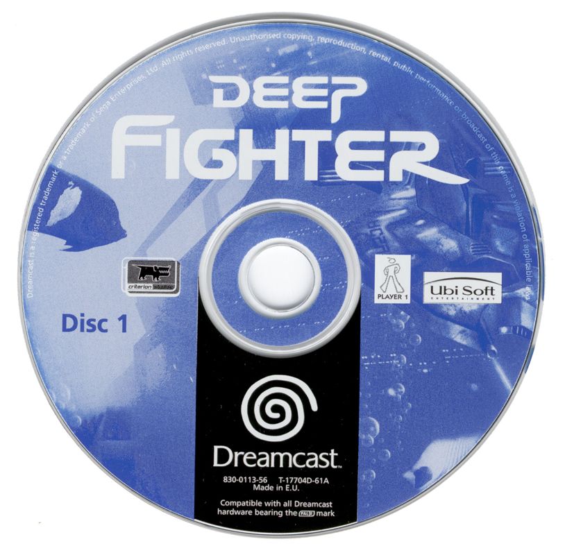 Media for Deep Fighter (Dreamcast): Disc 1