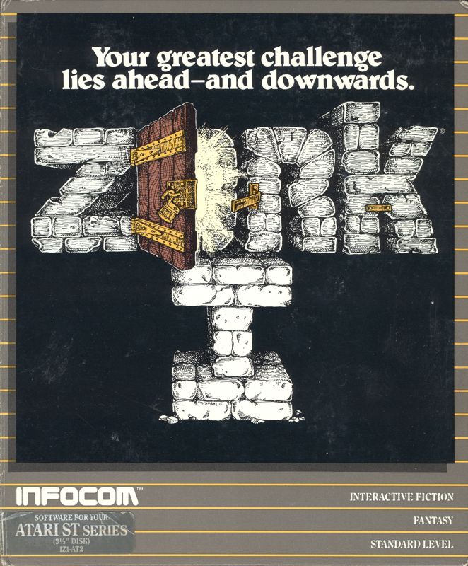 Front Cover for Zork: The Great Underground Empire (Atari ST)