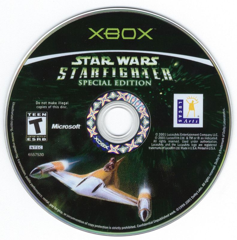 Media for Star Wars: Starfighter (Xbox)