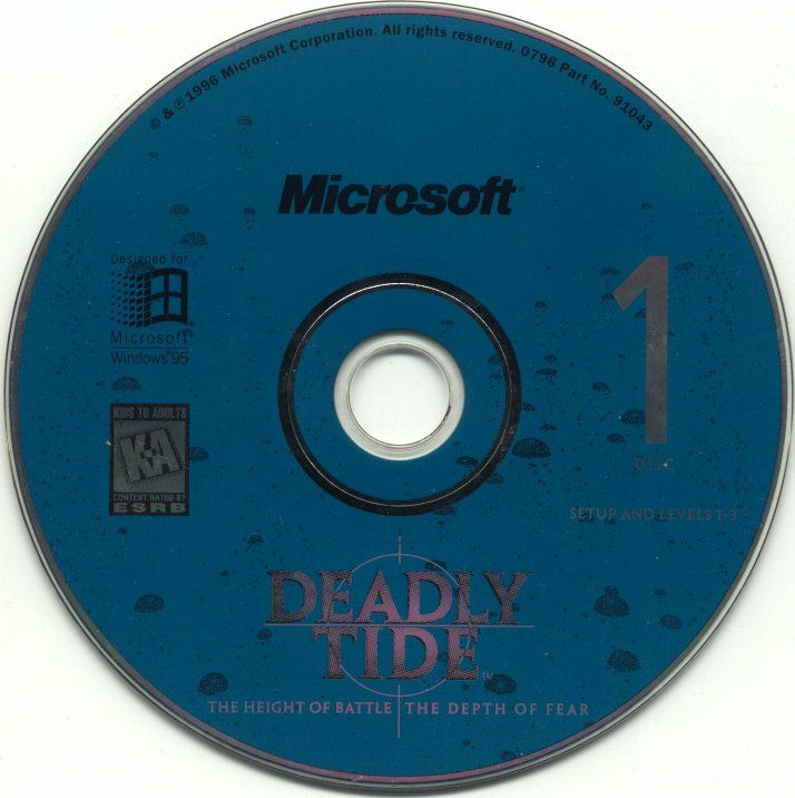 Media for Deadly Tide (Windows): Disc 1/4
