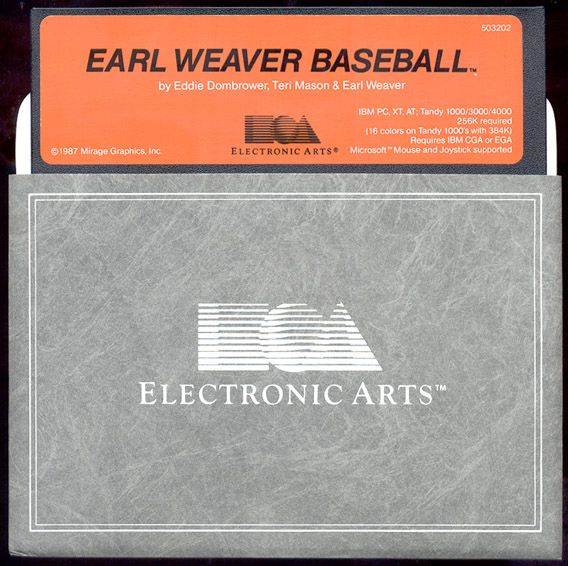 Media for Earl Weaver Baseball (DOS) (Dual Media Release)